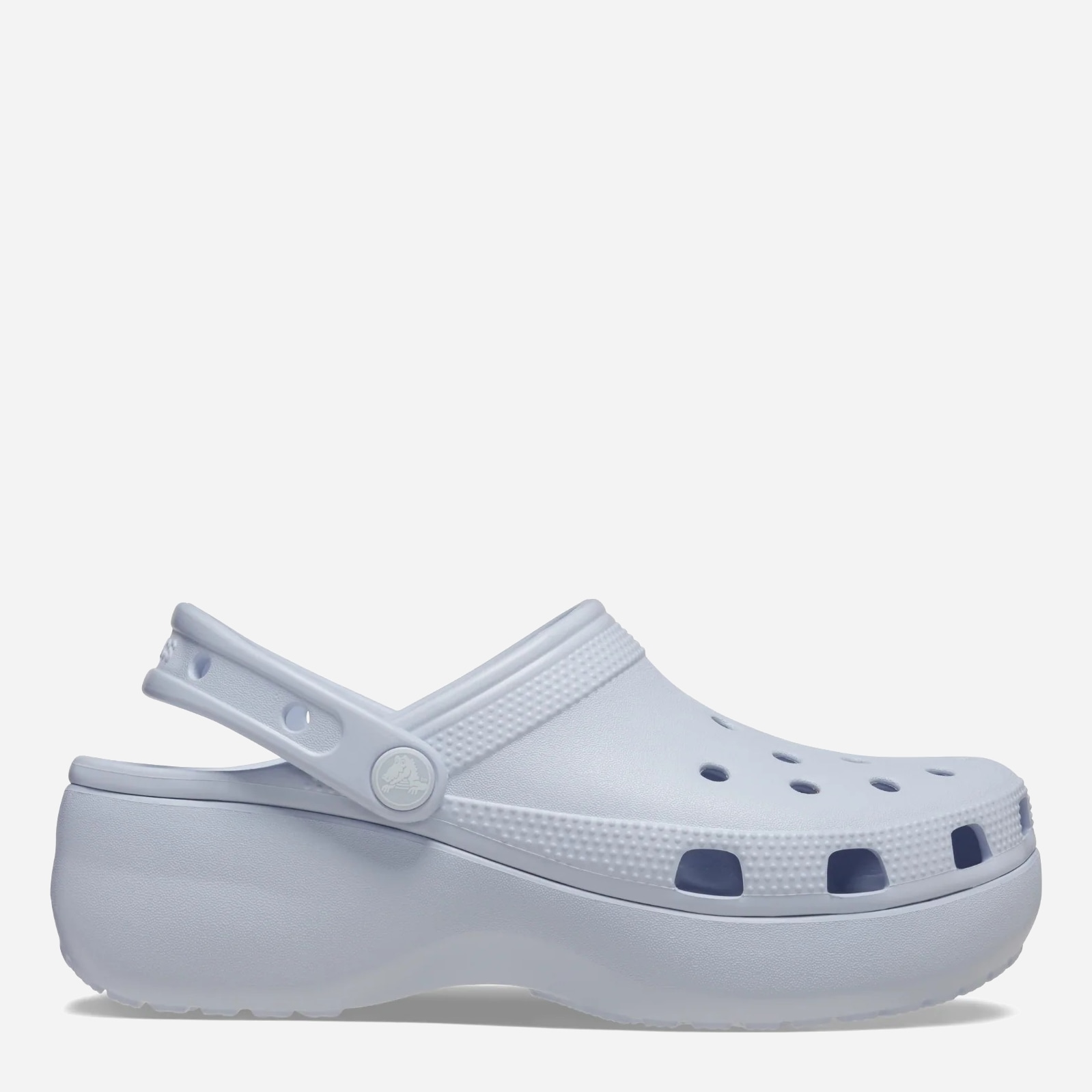 Акція на Жіночі крокси Crocs Classic Platform Clog W 206750-5AF 38-39 (W8) 24 см Світло-блакитні від Rozetka