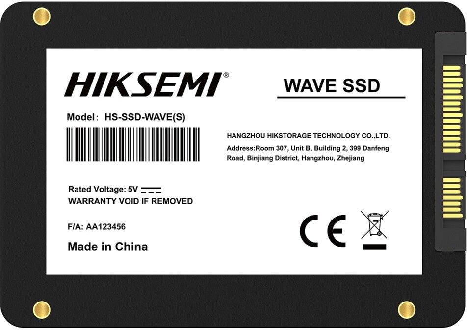 фото SSD накопитель Hiksemi Wave (S) 1 TB (HS-SSD-WAVE(S)(STD)/1024G/SATA/WW)