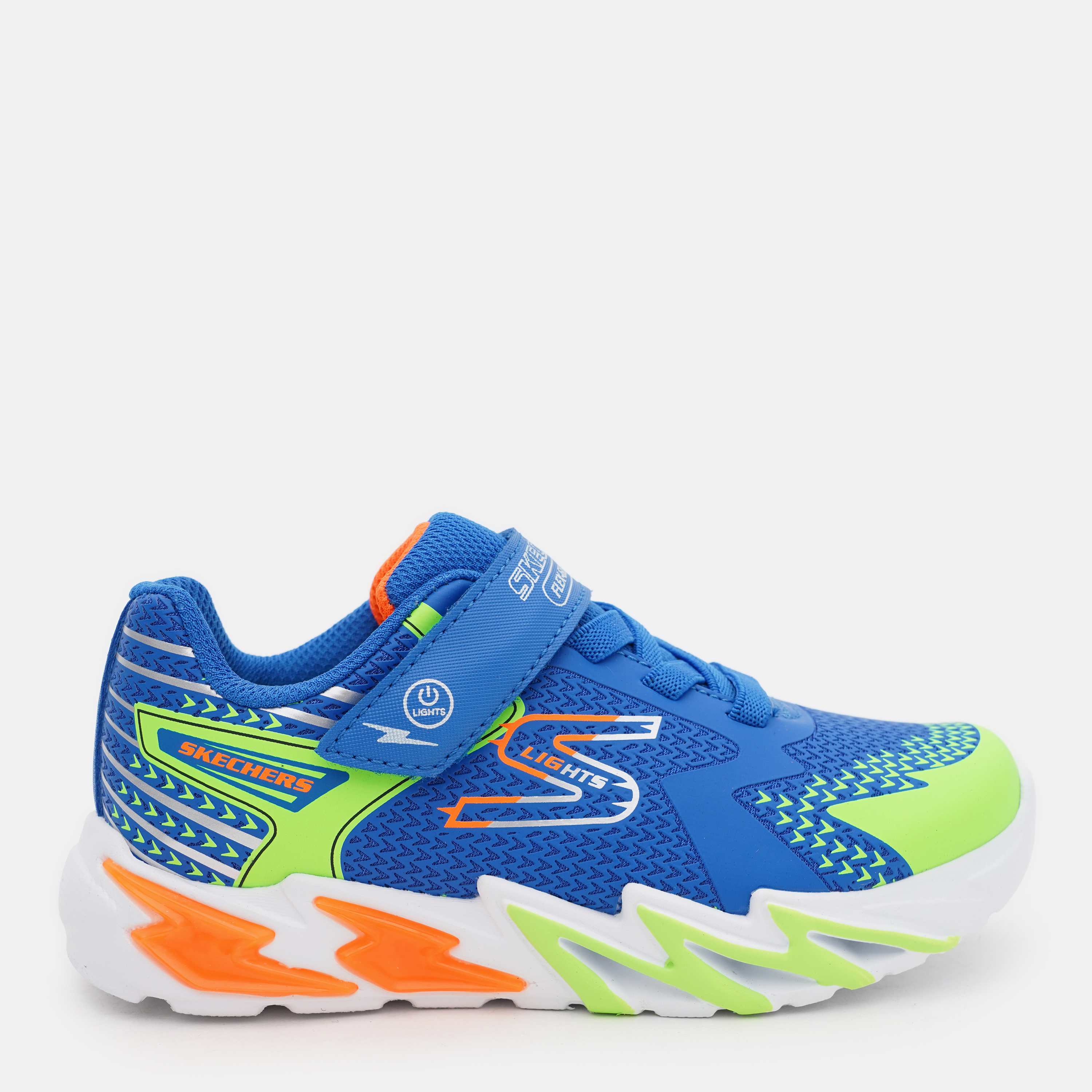 Акція на Дитячі кросівки для хлопчика Skechers S Lights: Flex-Glow Bolt 400138L RYMT 33.5 Блакитні від Rozetka