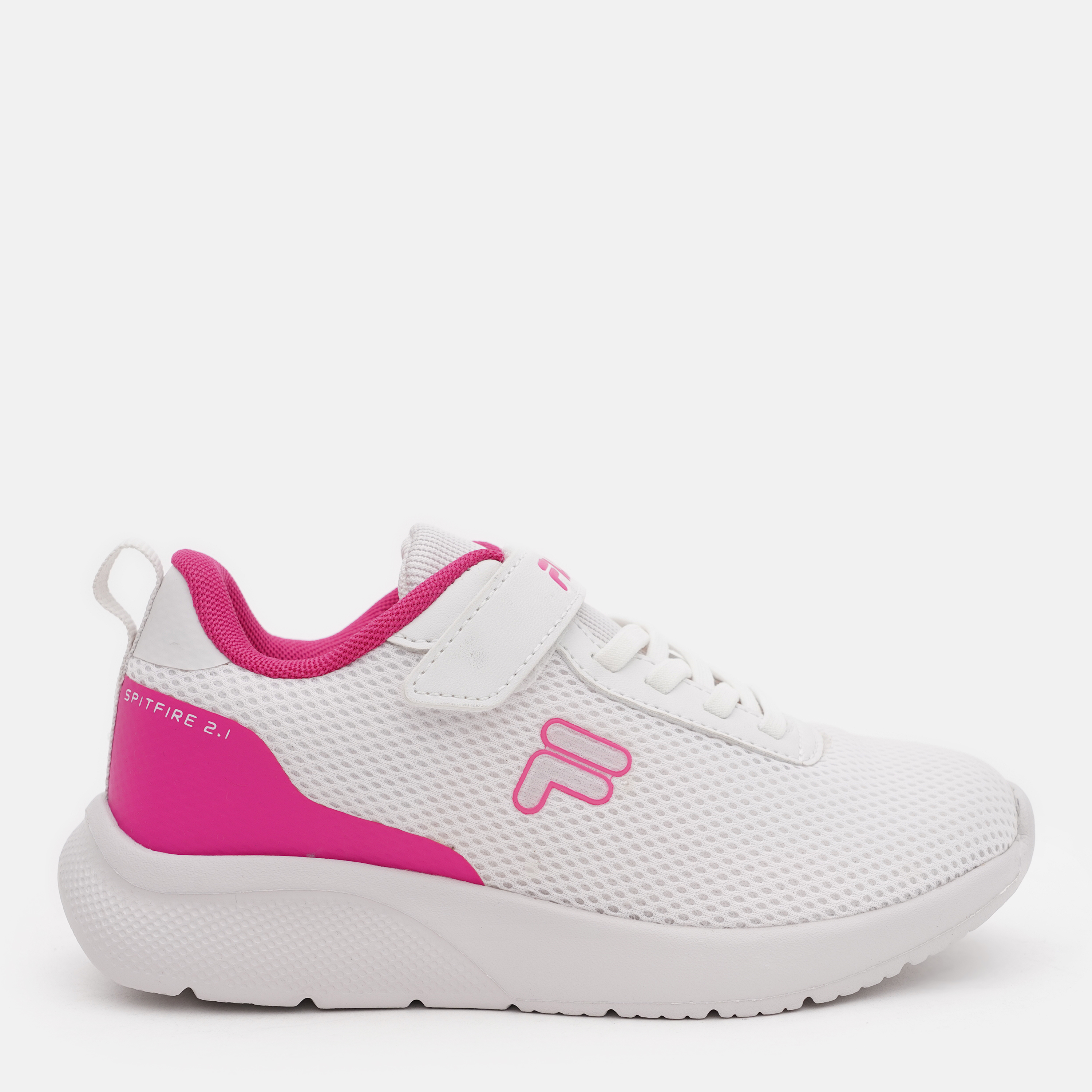 Акція на Дитячі кросівки для дівчинки Fila Spitfire V FFK0110-83359 34 Білий/Рожевий від Rozetka