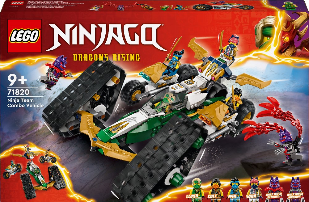 Конструктор LEGO NINJAGO Комбі-автомобіль команди ніндзя 576