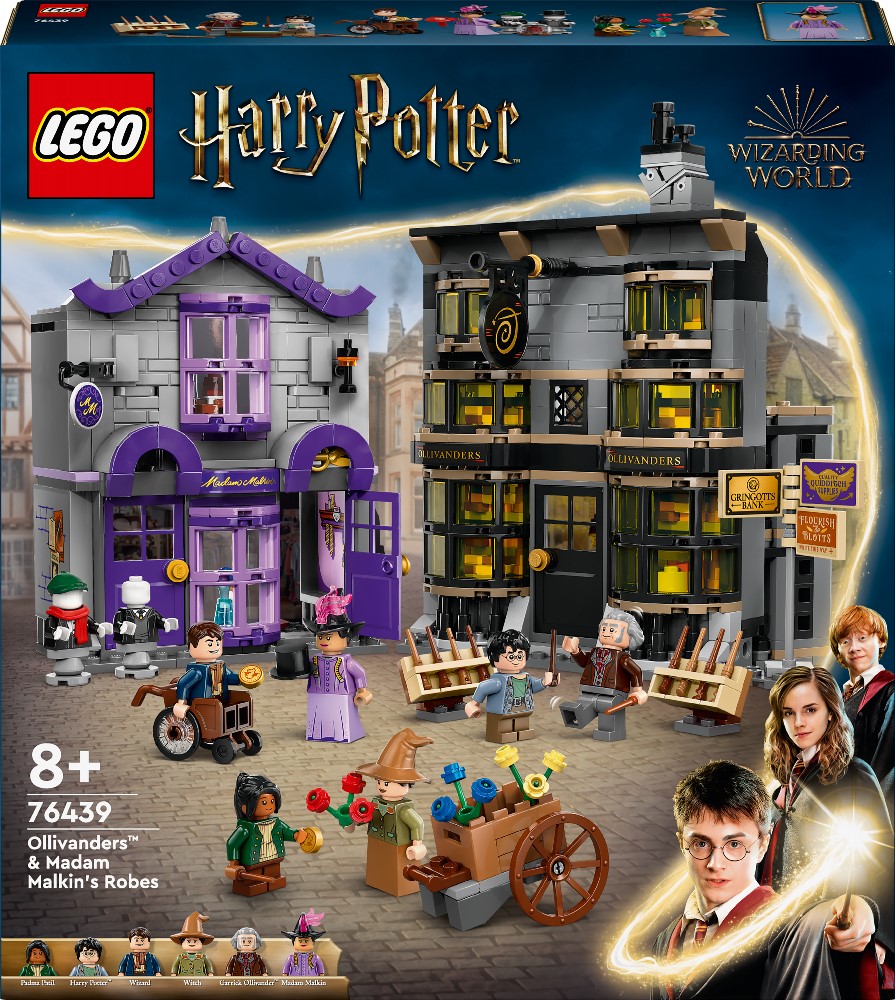 hanpei5 Конструктор LEGO Harry Potter Крамниці Олівандера й мантій від
