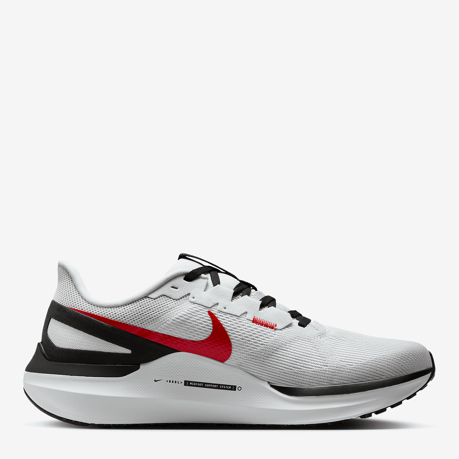 Акція на Чоловічі кросівки для бігу Nike Air Zoom Structure 25 DJ7883-106 47.5 (13US) 31 см Білі від Rozetka