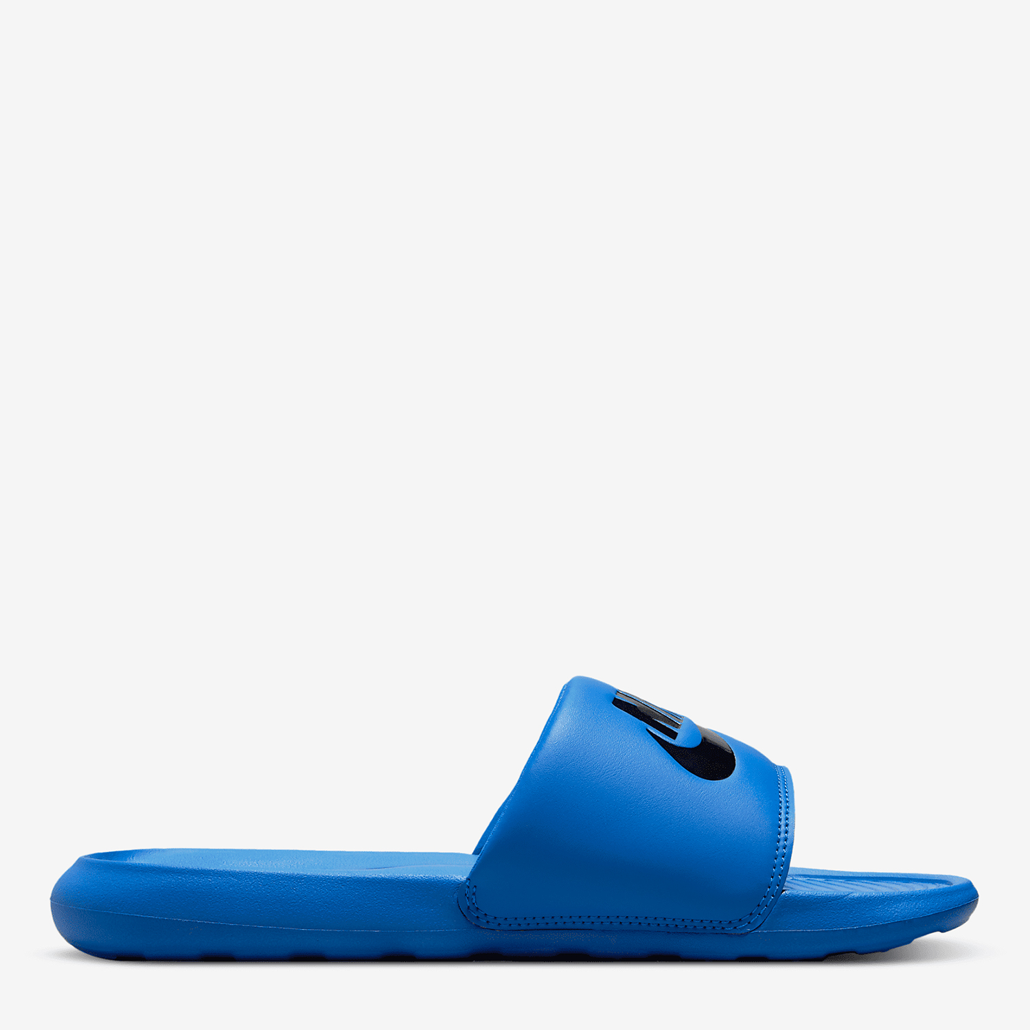 Акція на Чоловічі шльопанці для пляжу Nike Victori One Slide CN9675-400 45 (11US) 29 см Сині від Rozetka