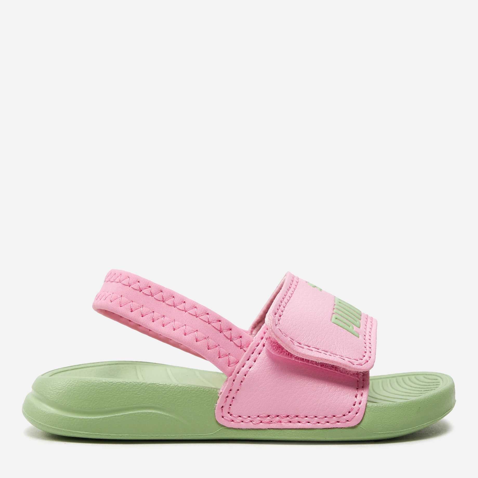 Акція на Дитячі сандалії для дівчинки Puma Popcat 20 Backstrap AC 37386220 27 (9) Pink Lilac-Pure Green від Rozetka