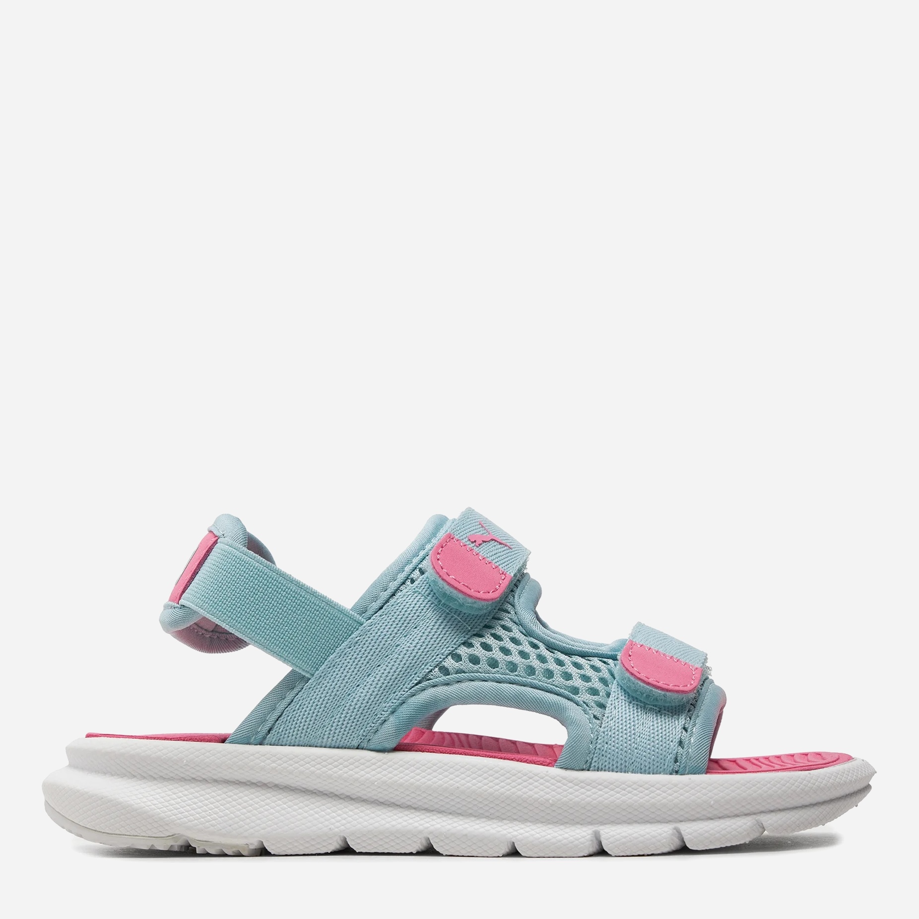 Акція на Дитячі сандалії для дівчинки Puma Evolve Sandal 38914709 29 (11) Turquoise Surf-Fast Pink-Puma White від Rozetka