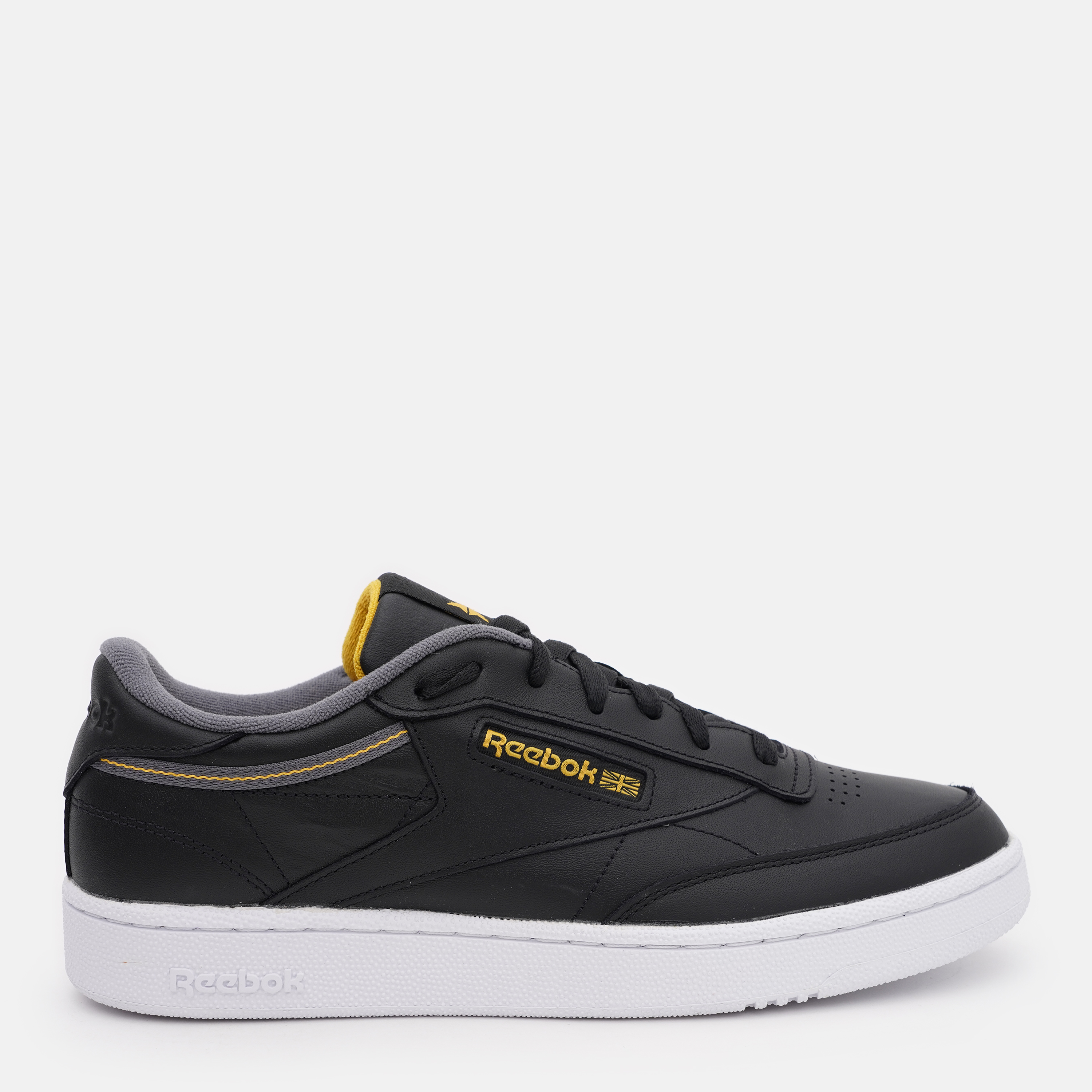 Акція на Чоловічі кеди низькі Reebok Club C 85 FW7787 42 (9US) 27 см Чорні від Rozetka