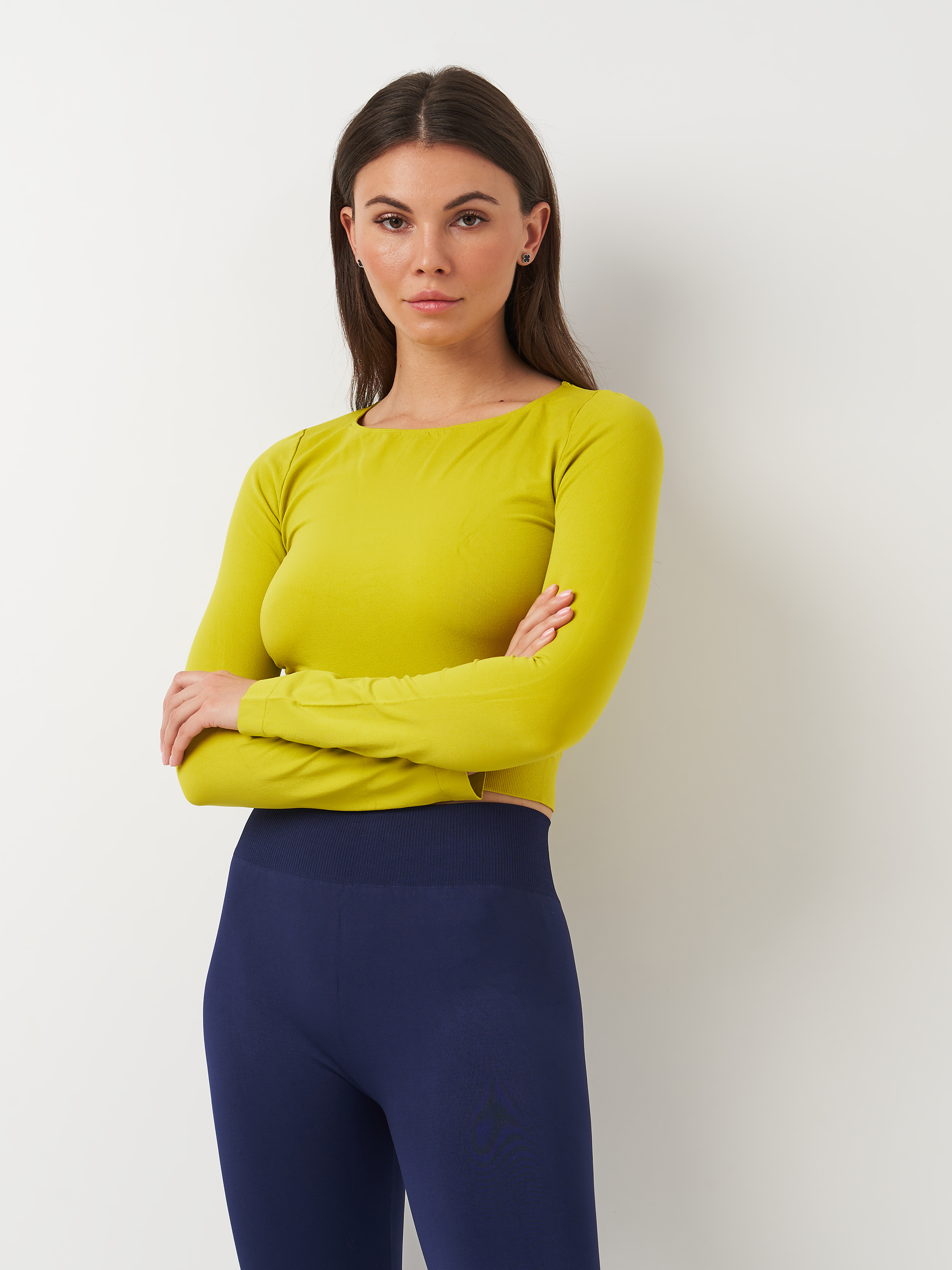 Акція на Топ жіночий Giulia CROP TOP_Fragile sprout L/XL Зелений від Rozetka