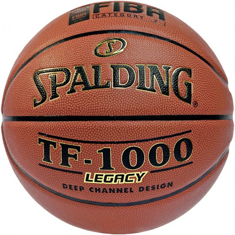 

Баскетбольный мяч 7 размер SPALDING профессиональный игровой СПАЛДИНГ TF-1000 Коричневый (TF-1000_7)