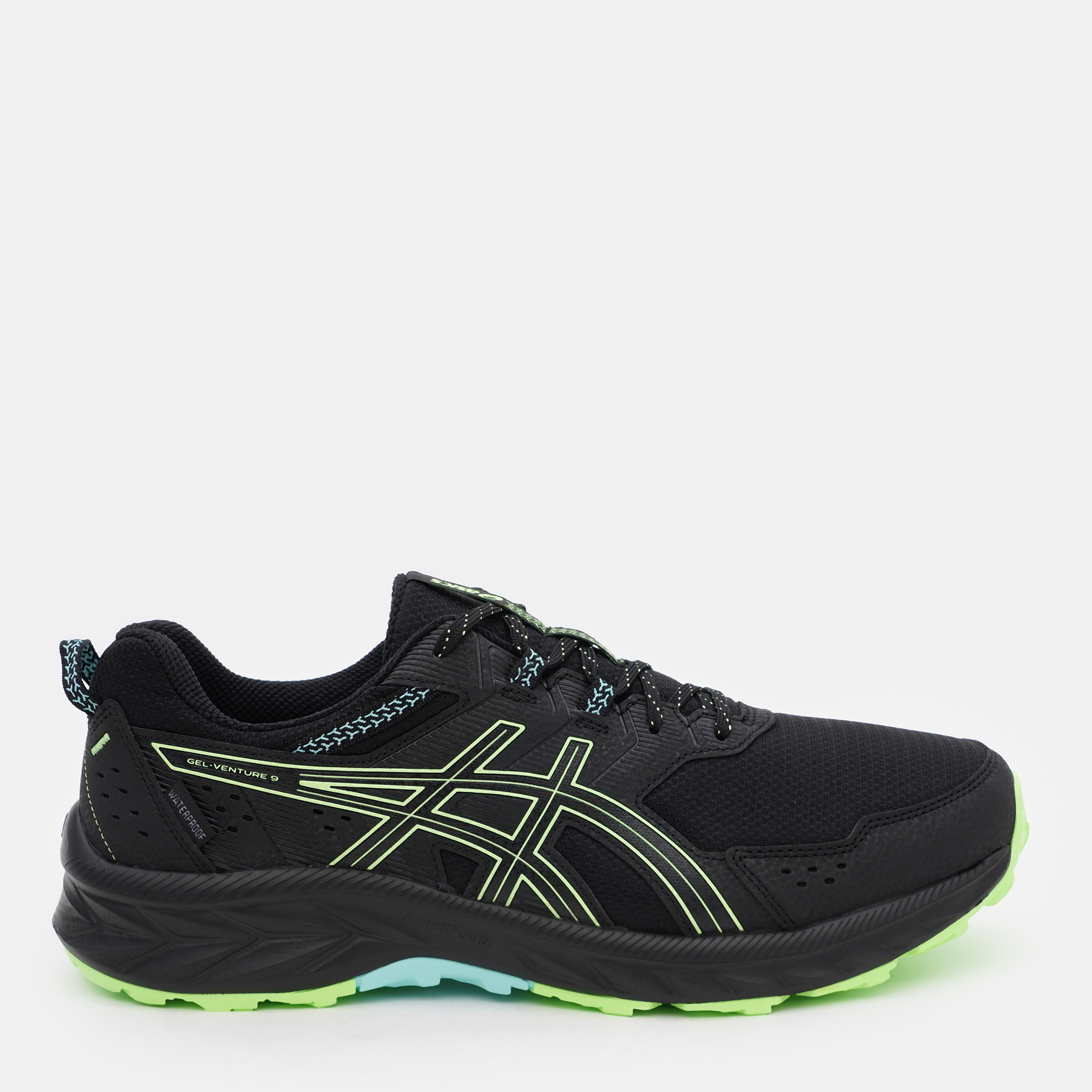 Акція на Чоловічі кросівки для бігу з мембраною ASICS Gel-venture 9 Waterproof 1011B705-002 48 (13US) 30.5 см Чорні від Rozetka