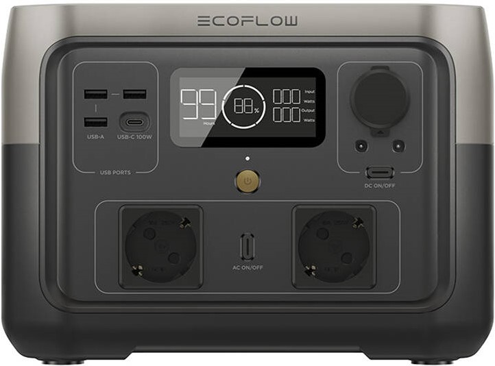 Зарядная станция EcoFlow RIVER 2 Max / 500 Вт / 512 Вт⋅ч
