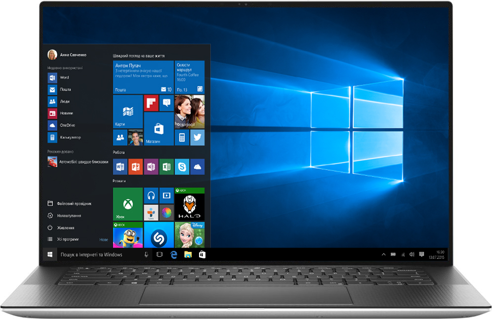 

Ноутбук Dell XPS 9500 (X5716S4NDW-75S) Platinum Silver