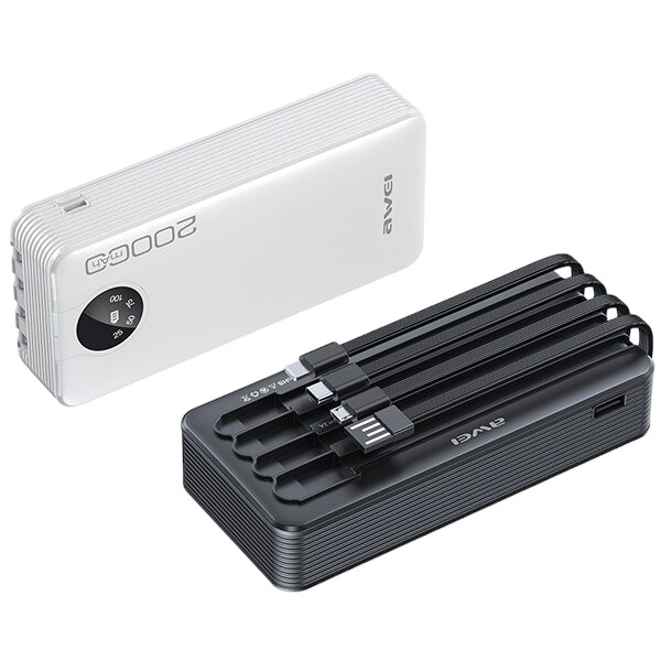 фото Внешний аккумулятор (пауэрбанк) Awei P134K 20000mAh Black