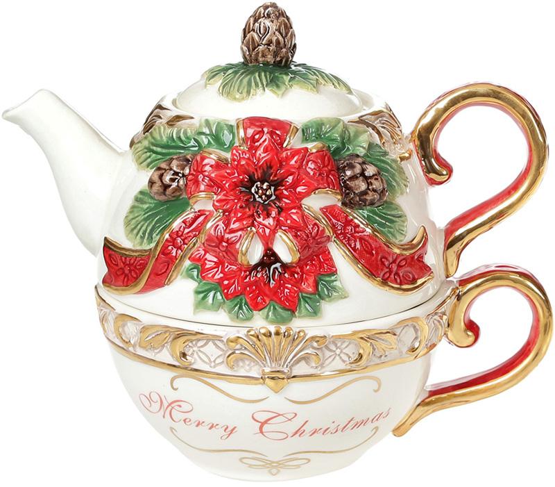 

Чайный набор Bona «Merry Christmas» чашка 300мл и чайник 400мл BD-997-011