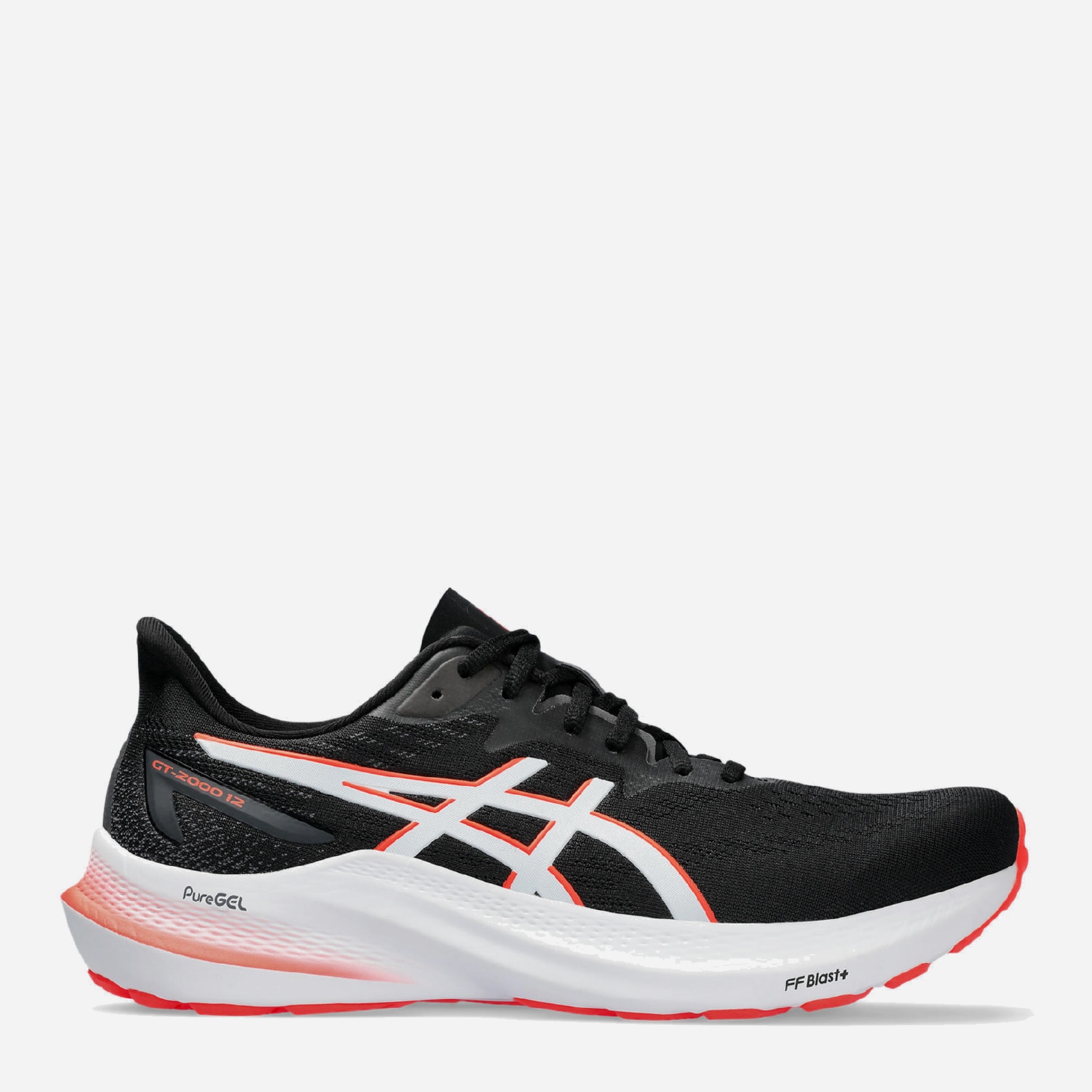 Акція на Чоловічі кросівки для бігу ASICS Gt-2000 12 1011B691-004 46.5 (12US) 29.5 см Чорні від Rozetka