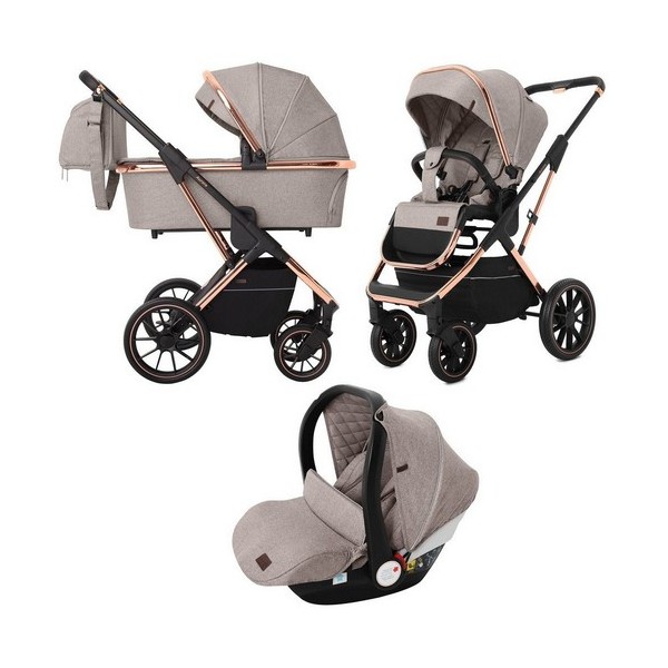 

Коляска/люлька CARRELLO Aurora CRL-6502/1 (3in1) Almond Beige (F00225705)