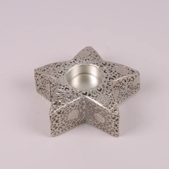 

Подсвечник металлический Flora Звезда 14 см. 41181 (BAM03828)