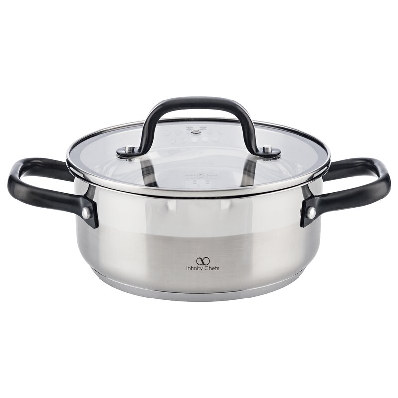 

Кастрюля со стеклянной крышкой 2 л Bergner Infinity Chefs Vita BGIC-3620
