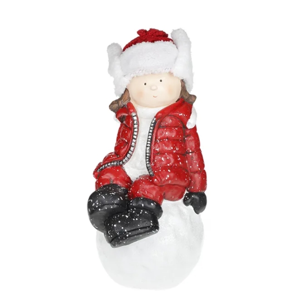 

Новогодняя фигурка Flora Девочка на снежке Н-45 см. 11746 (BAM04054)