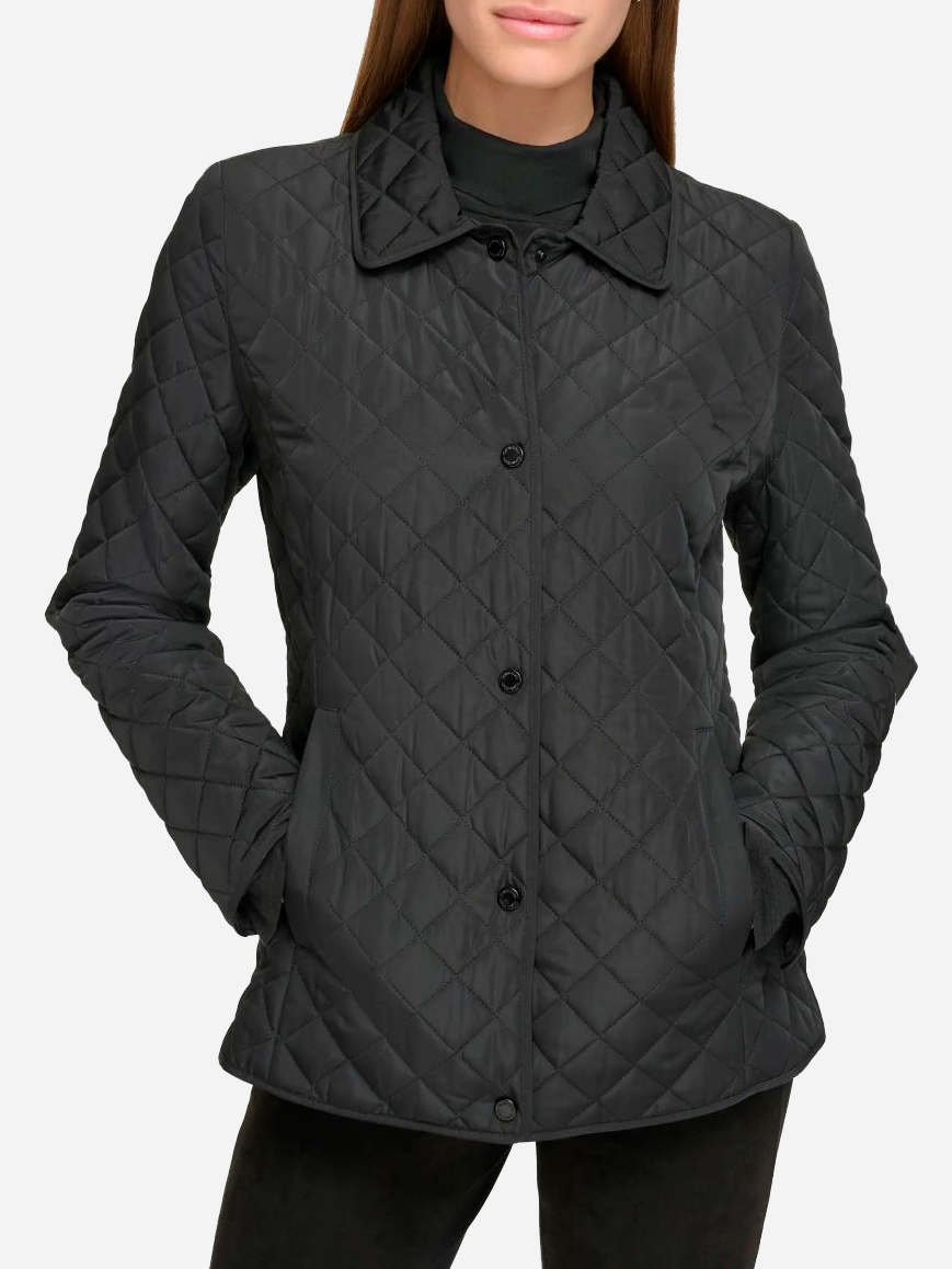 Акція на Куртка демісезонна жіноча Calvin Klein 598824494 XL Чорна від Rozetka