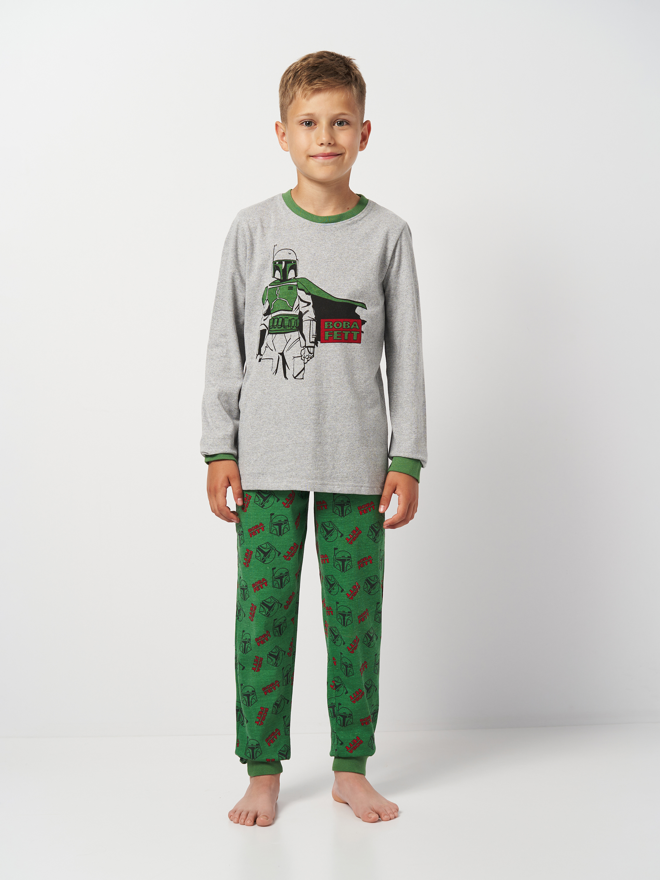 Акція на Дитяча піжама для хлопчика Disney Boba Fett 2900000734 116 см Темно-Зелена від Rozetka