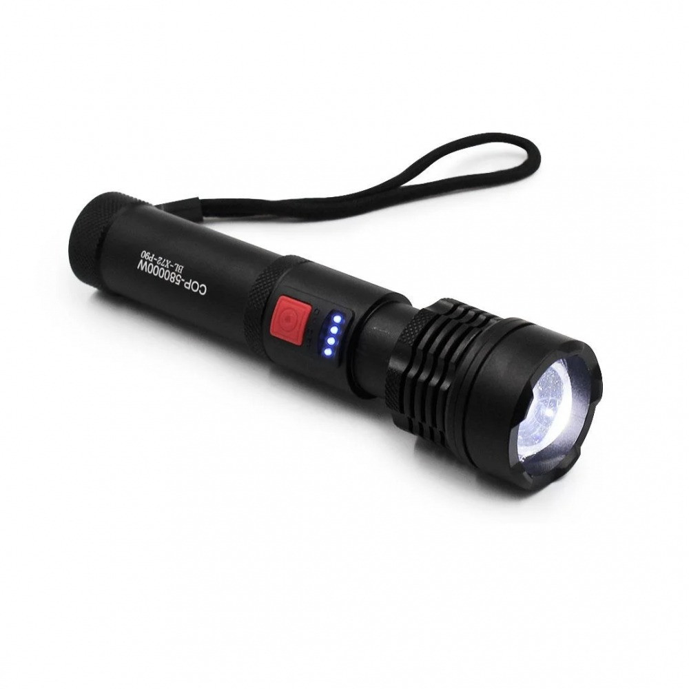 

Фонарик светодиодный с аккумулятором X-Balog BL-X72-P90 Черный (1008151-Black-1)