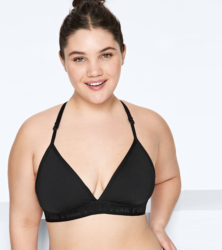 

Спортивный бюстгальтер PINK Victoria's Secret VSS00434  Черный, Спортивный бюстгальтер PINK Victoria's Secret VSS00434 XS Черный