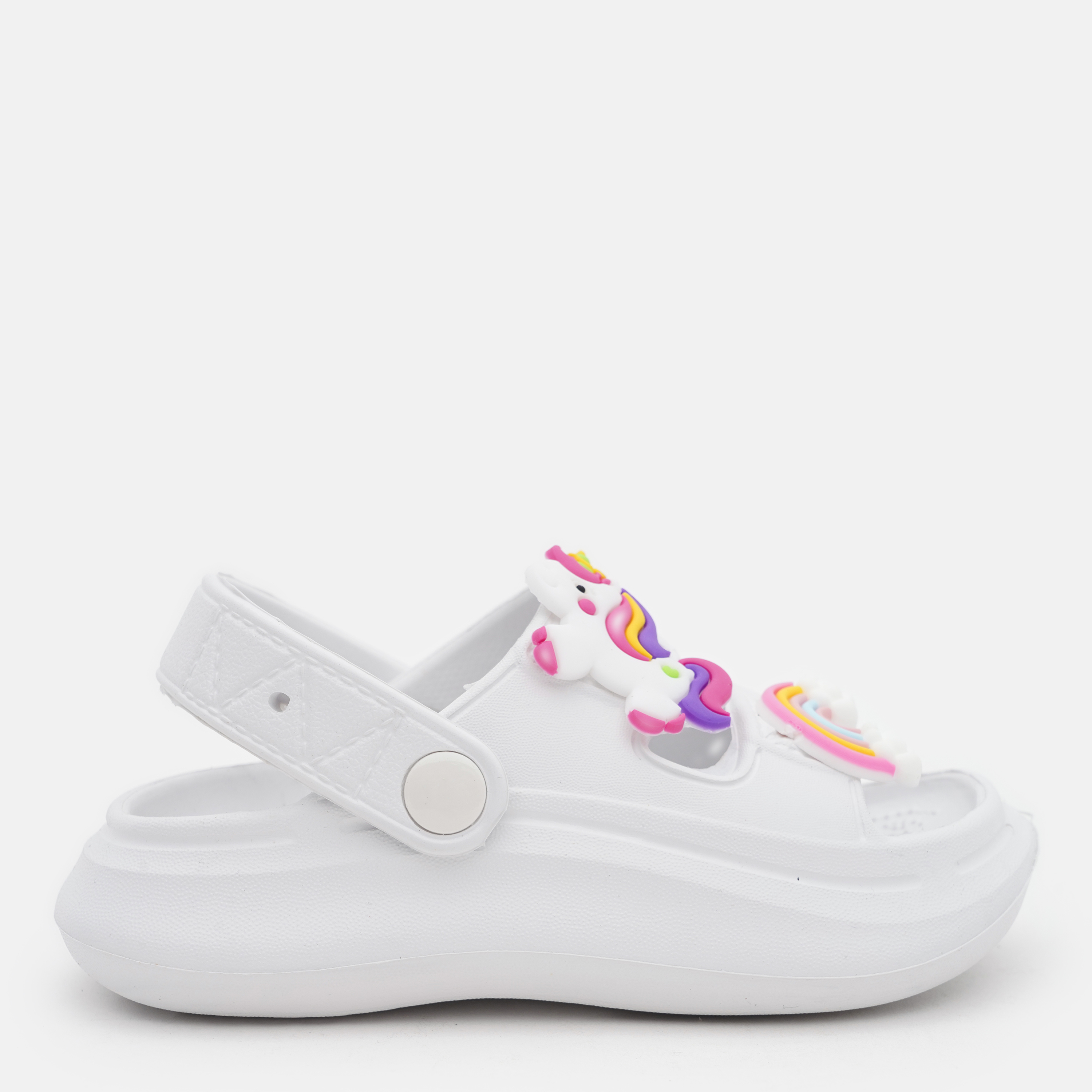 Акція на Дитячі сандалі для дівчинки Deshman E9060-white 25 Білі від Rozetka
