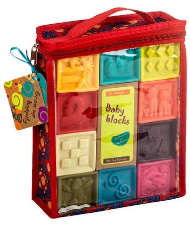 

Развивающие силиконовые кубики Nukied 1 2 3 – посчитай 10 кубиков в сумочке (NUK-020)