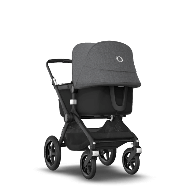 

Коляска Bugaboo Fox 2, Black, Black, Grey melange цвет