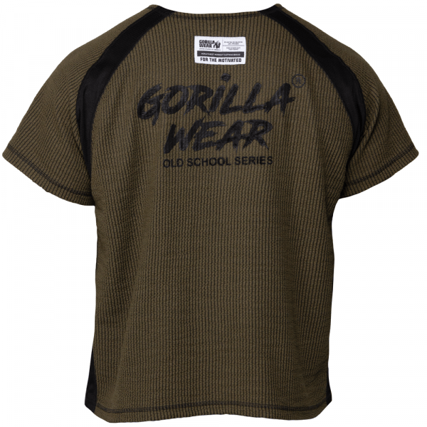 

Футболка Gorilla Wear Augustine Old School Work Out Top Army Green, Футболка Gorilla Wear Augustine Old School Work Out Top Army Green S/M