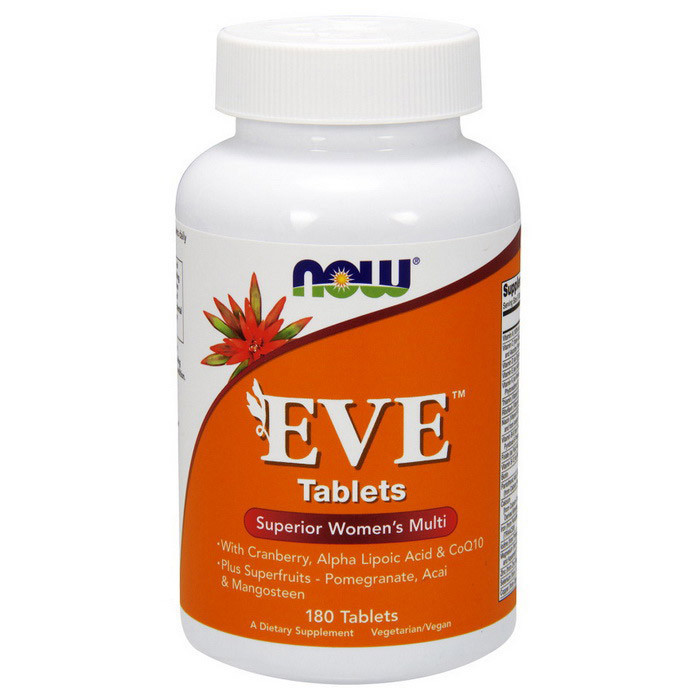 

Витамины NOW Eve Women's Multiple Vitamin Tablets 180 таблеток (4384301012)