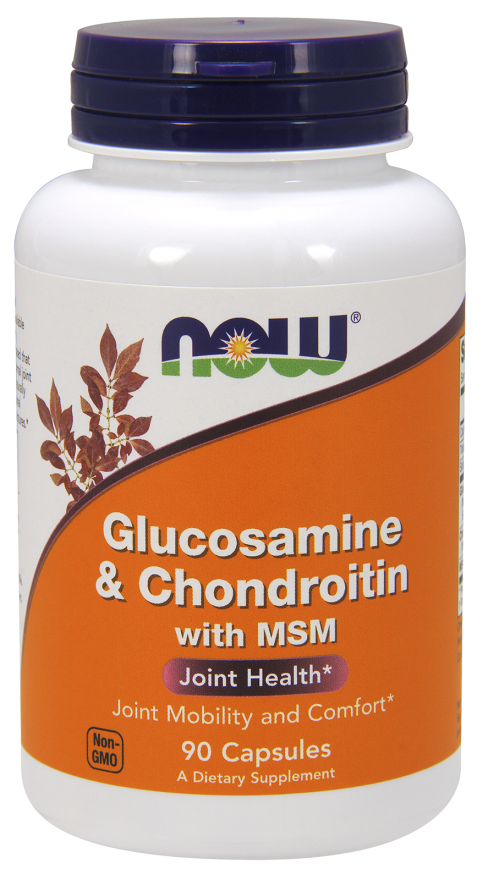 

Хондропротектор NOW Glucosamine & Chondroitin with MSM Capsules 90 капсул (4384301025)
