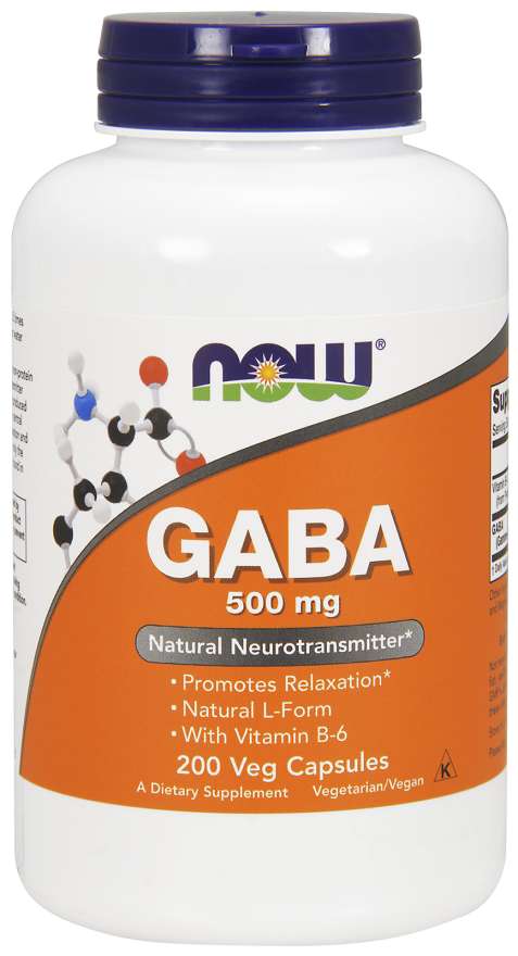 

Витамины NOW GABA 500 mg Veg Capsules 200 капсул (4384301200)