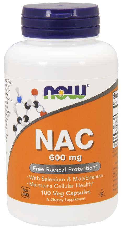 

Специальный продукт NOW NAC 600 mg Veg Capsules 100 капсул (4384301218)