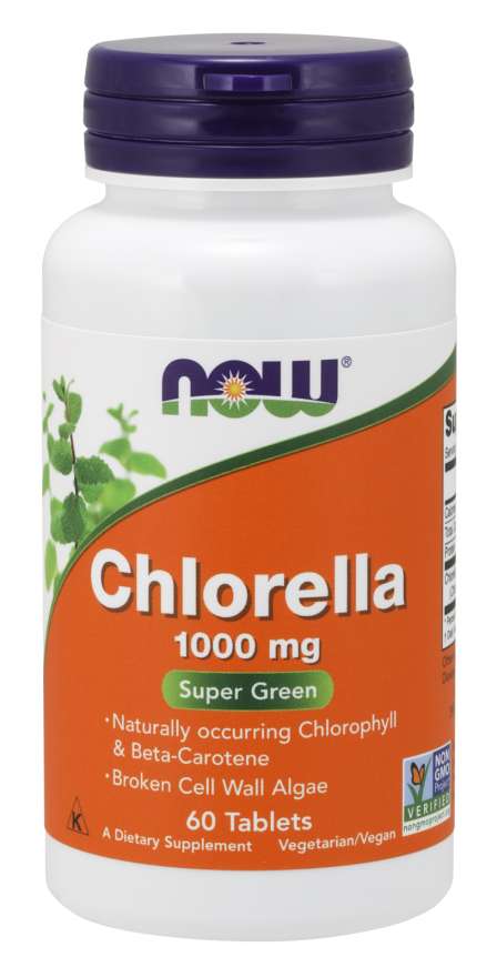 

Специальный продукт NOW Chlorella 1000 mg Tablets 60 таблеток (4384301185)