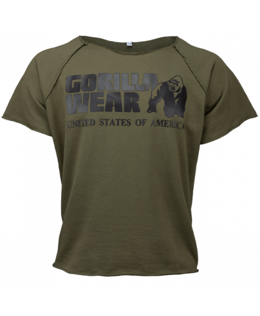 

Футболка Gorilla Wear Classic Work Out Top Army Green, Футболка Gorilla Wear Classic Work Out Top Army Green 2XL/3XL