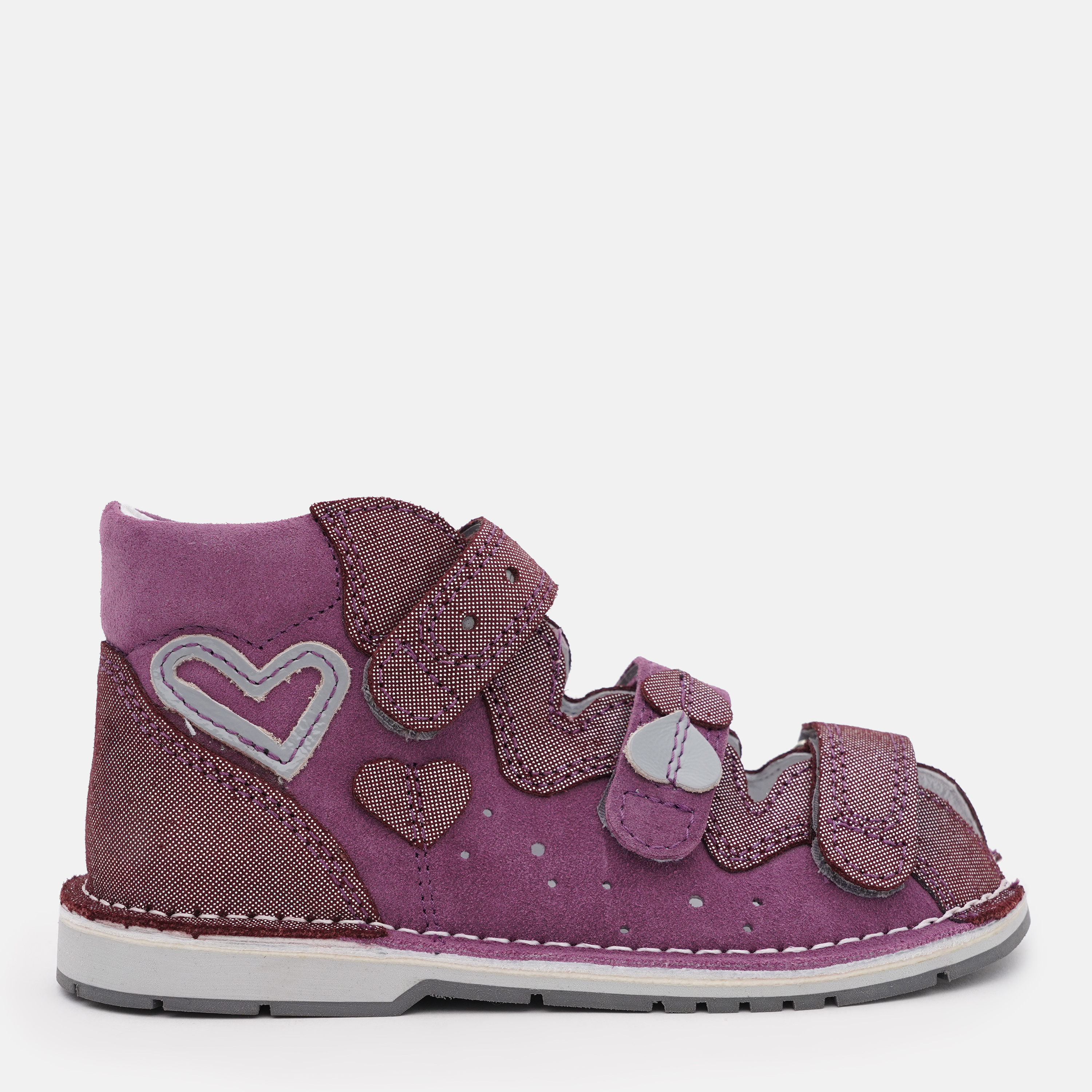 Акція на Дитячі ортопедичні сандалі для дівчинки Bartek 165201-14 30 Рожеві від Rozetka