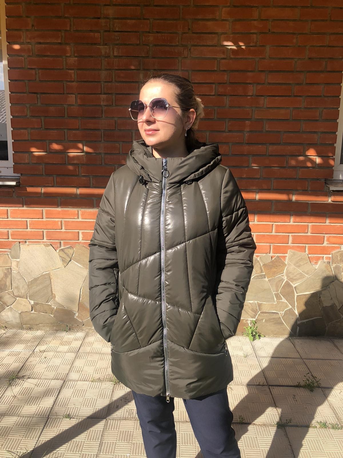 

Пуховик женский FAN COLLECTION 50 хаки 20201