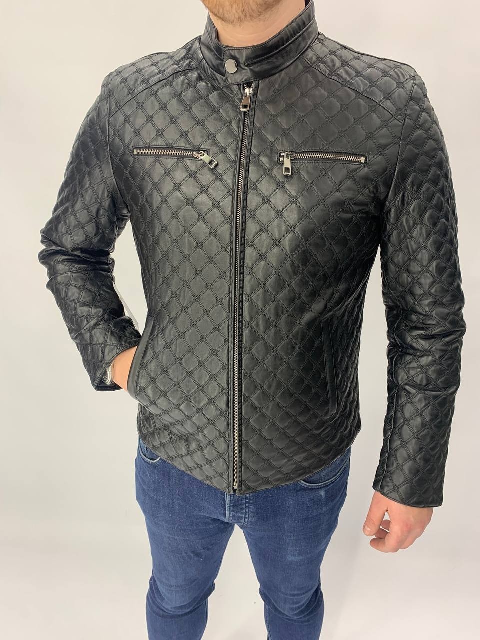 

Кожаная куртка Vizon 9008 XL Черный