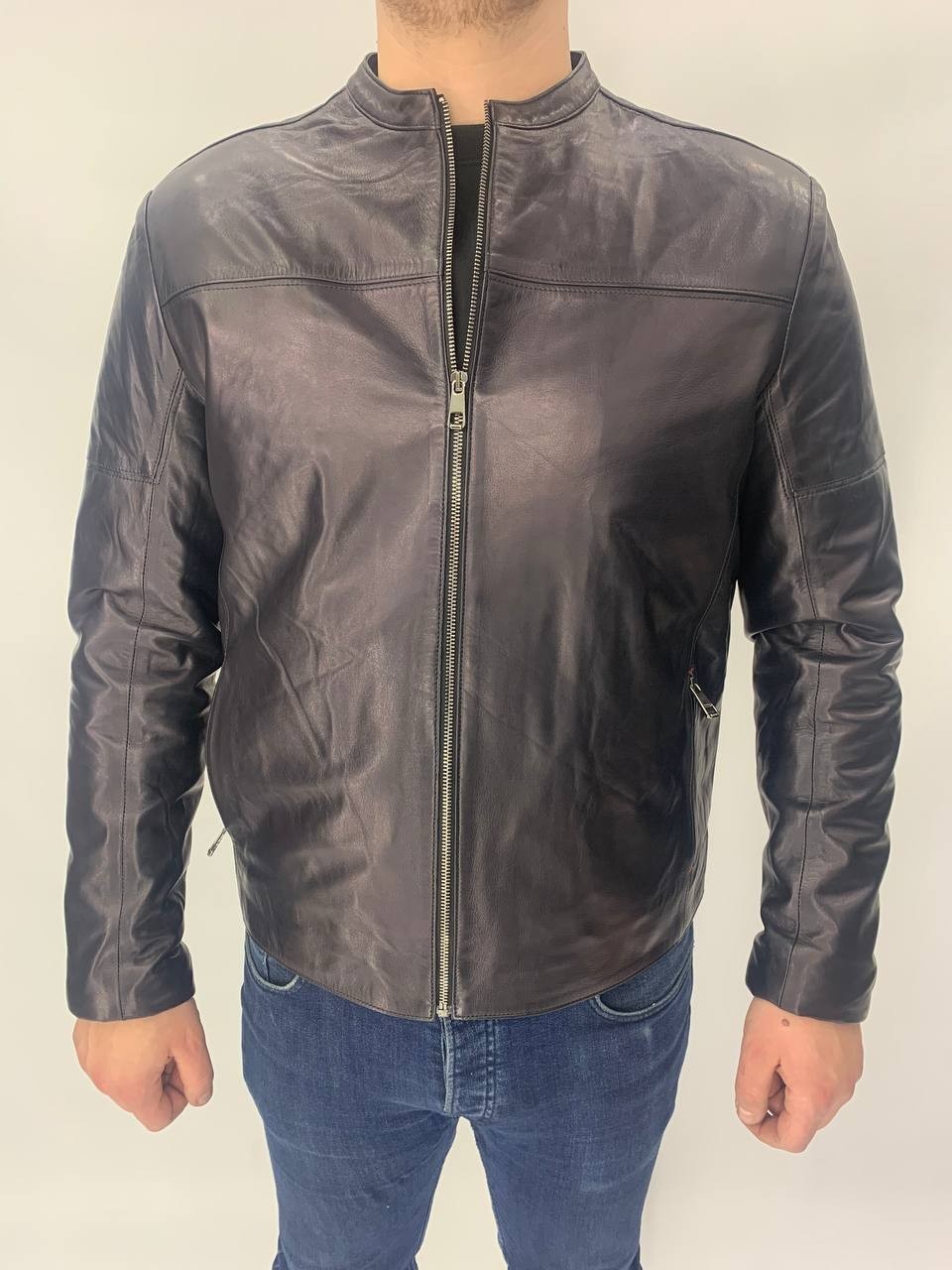 

Кожаная куртка Vizon 044 3XL Баклажанный
