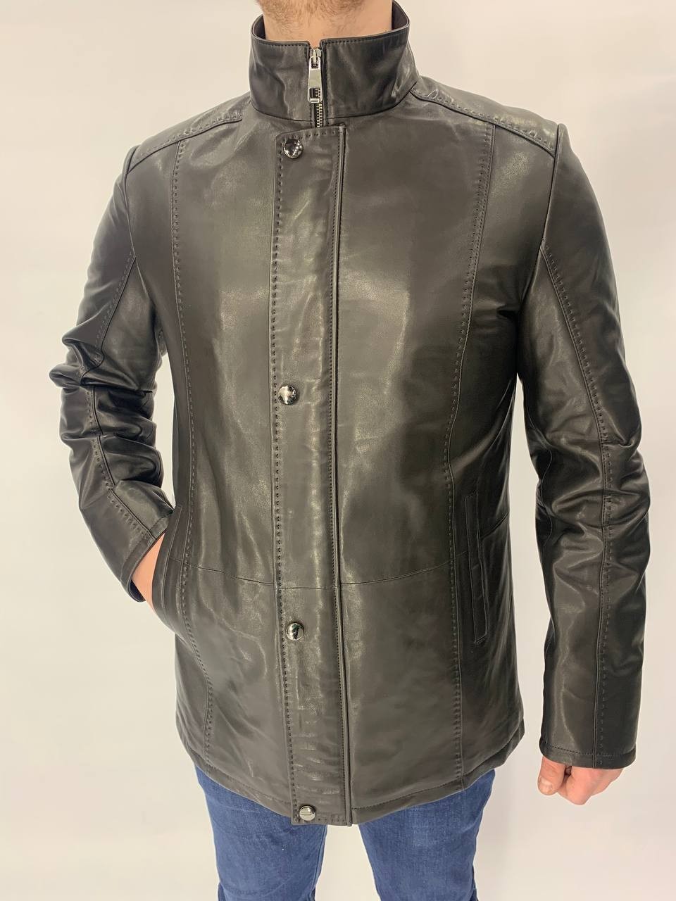 

Кожаная куртка Vizon 6046 XL Черный