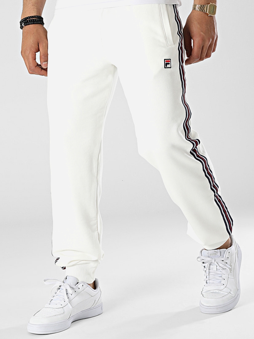 Акція на Спортивні штани чоловічі Fila FAM0224-10011 L Білі від Rozetka