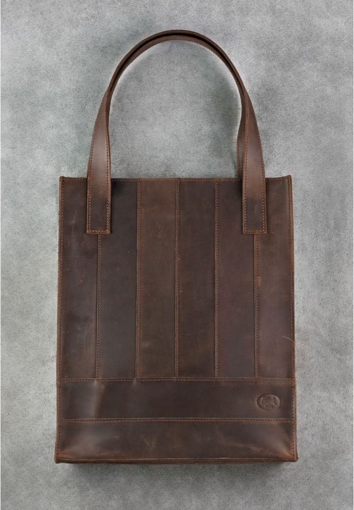 

Кожаная женская сумка BlankNote Шоппер Бэтси Темно-коричневая 36 х30 х10 см (BN-BAG-10-o)