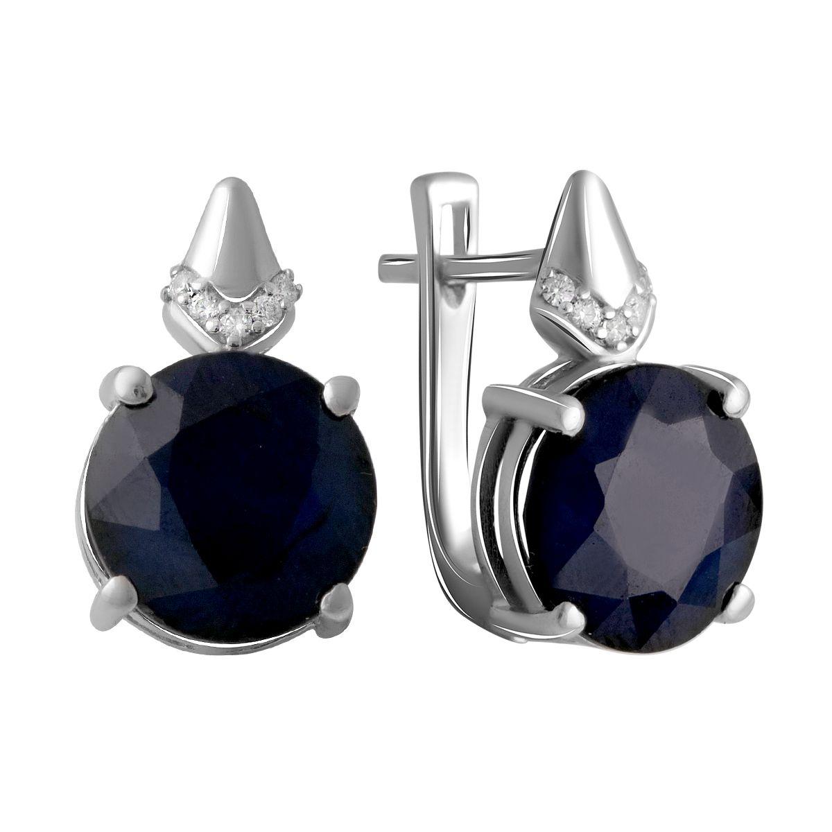

Серебряные серьги SilverAlex с натуральным сапфиром 8.51ct