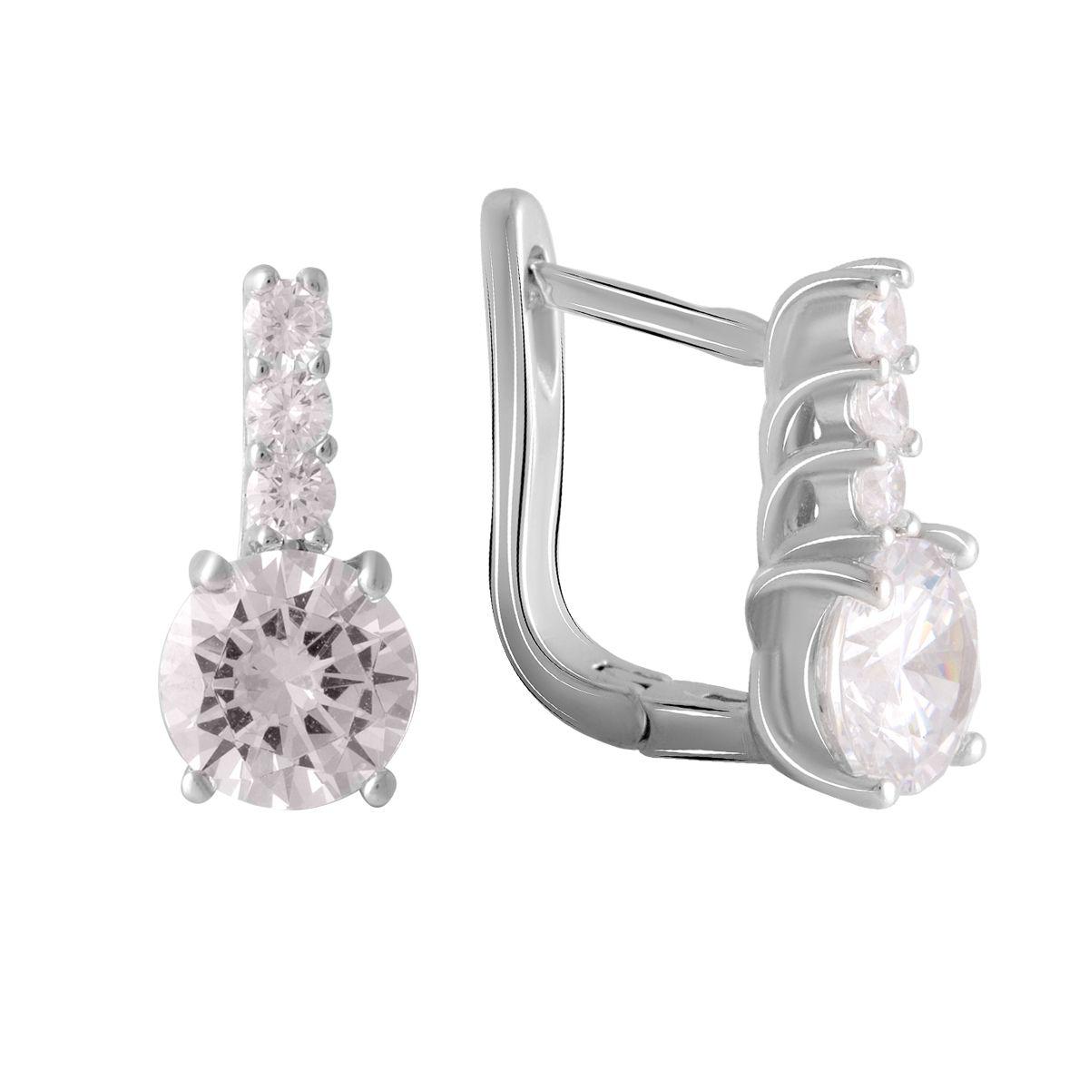 

Серебряные серьги SilverAlex с фианитами
