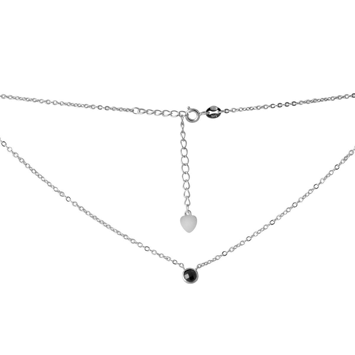 

Серебряное колье SilverAlex с фианитами 350400 размер