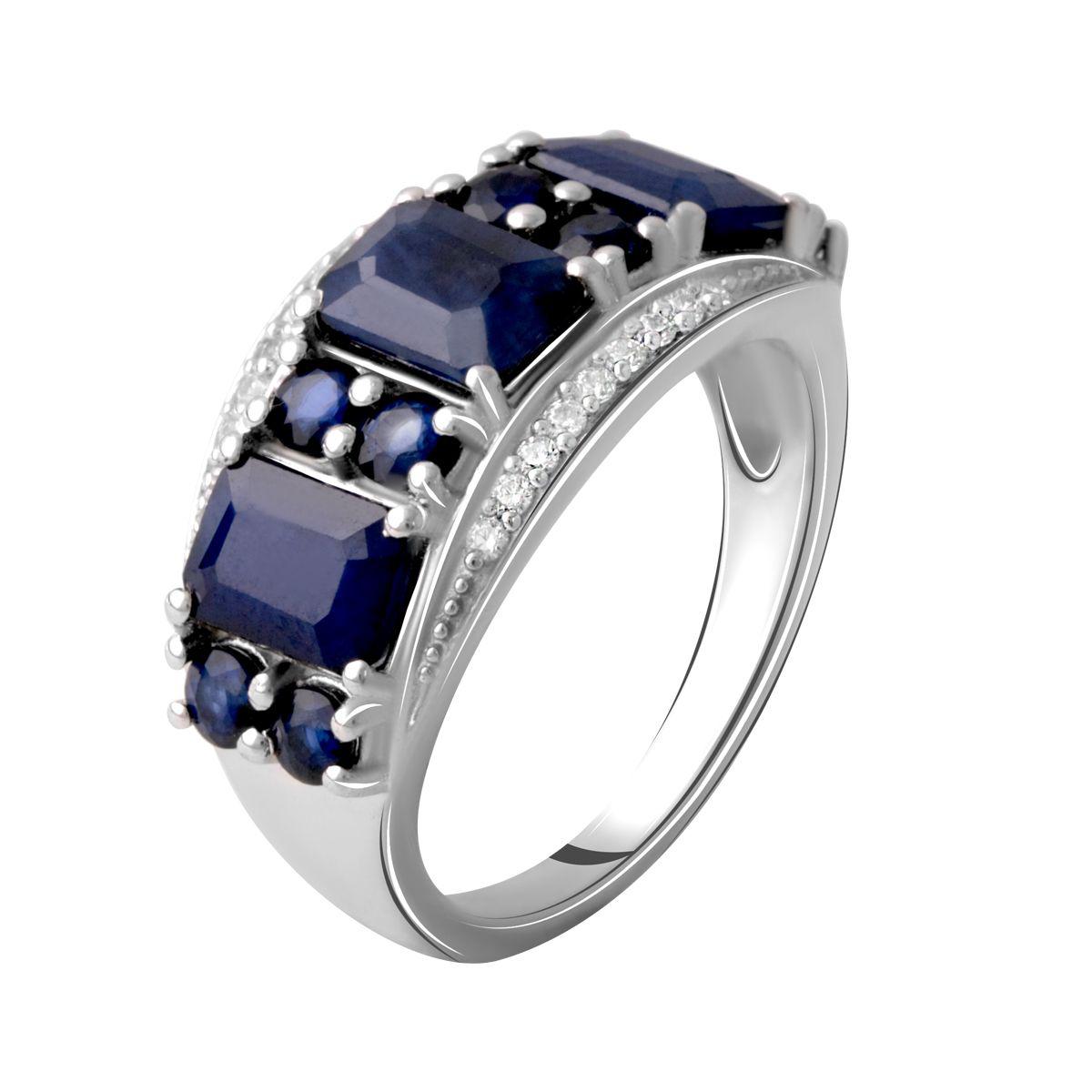 

Серебряное кольцо SilverAlex с натуральным сапфиром 5.22ct 17.5 размер