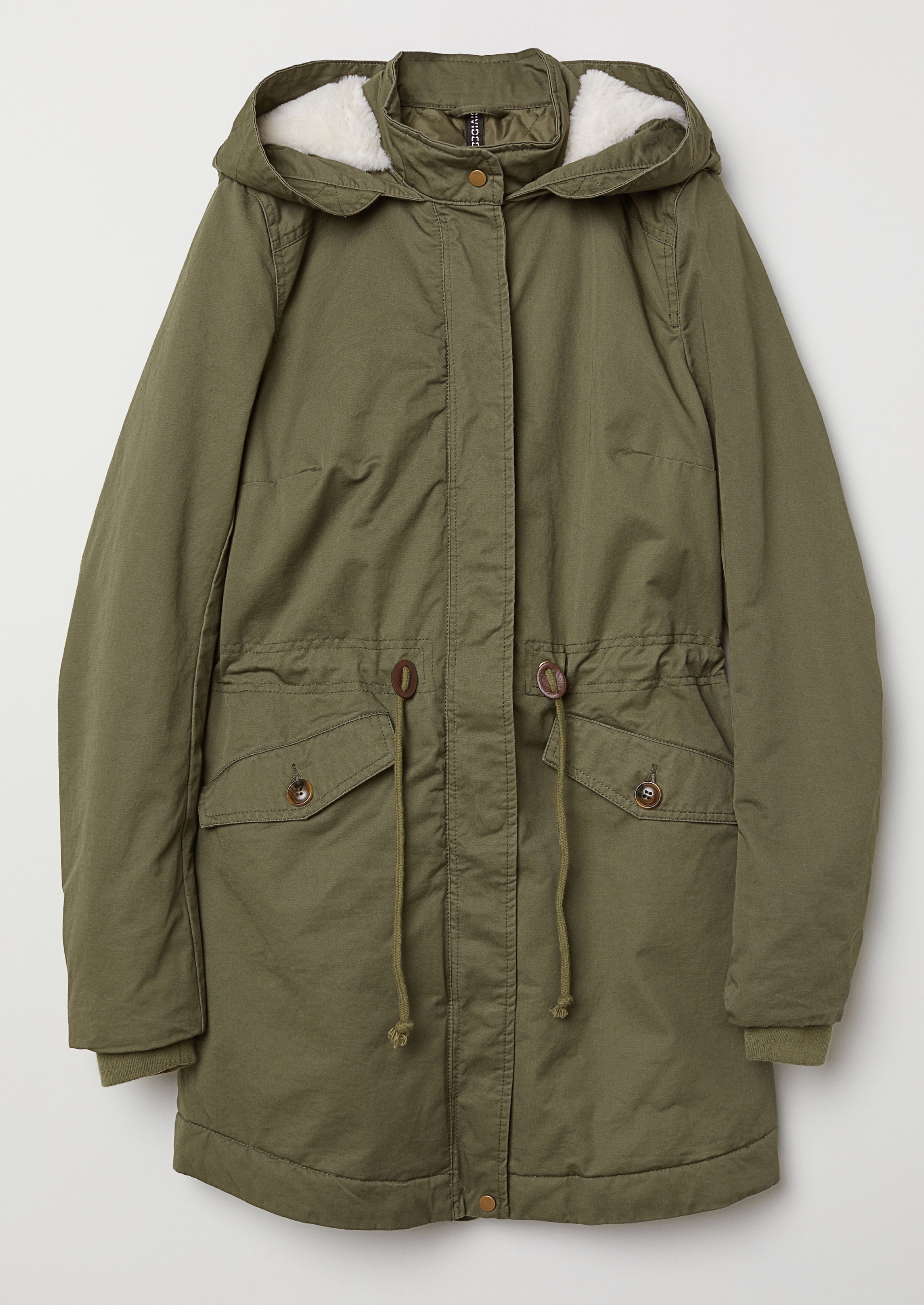 

Парка H&M 0640807-8 38 Хаки