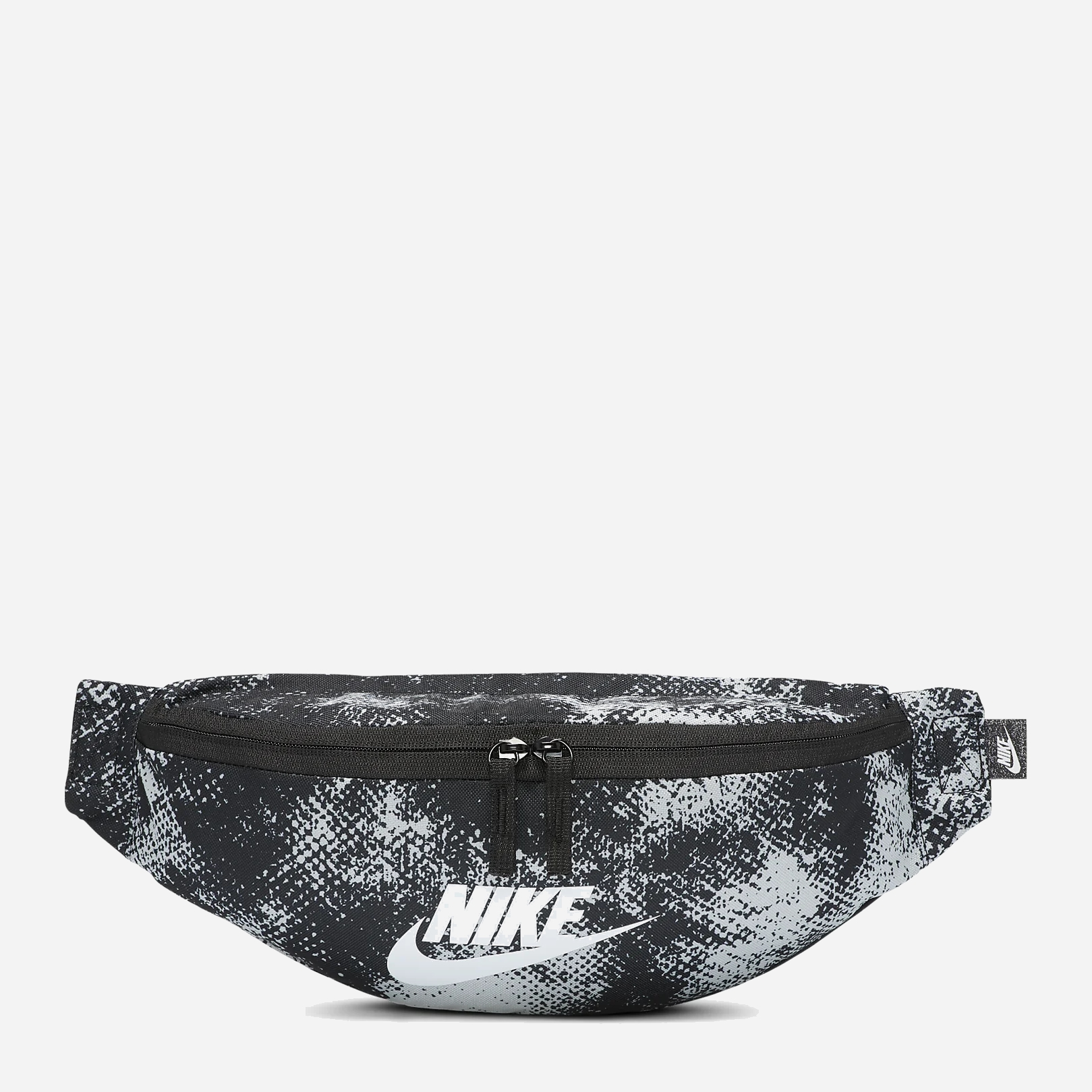 Акція на Сумка бананка на пояс тканинна Nike HERITAGE S CROSSBODY FN0890-100 Біла/Чорна від Rozetka